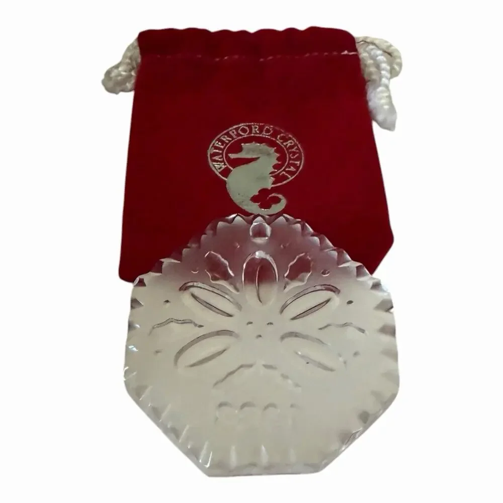 Vintage Waterford Crystal 1988 Annual Christmas Ornament Original Box